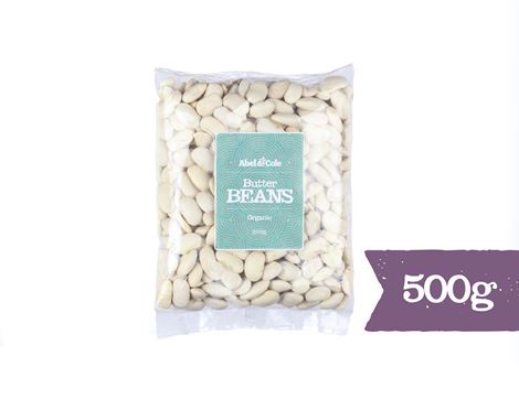 Butter Beans, Organic, Abel & Cole (500g)