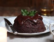 Double Chocolate & Cognac Christmas Pudding