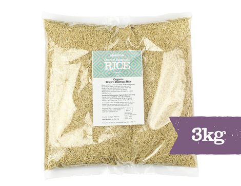 Brown Basmati Rice, Organic, Abel & Cole (3kg)