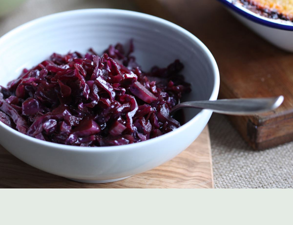 Boogaloo Braised Red Cabbage