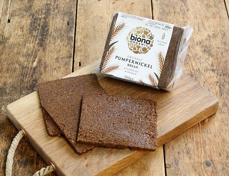Pumpernickel Bread, Organic, Biona (500g)