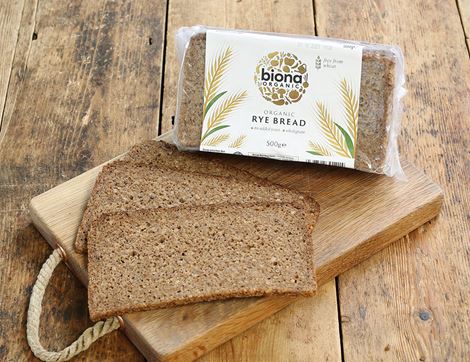 Rye Bread, Organic, Biona (500g)