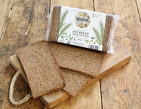 Vitality Rye Bread with Sprouted Seeds, Organic, Biona (500g)