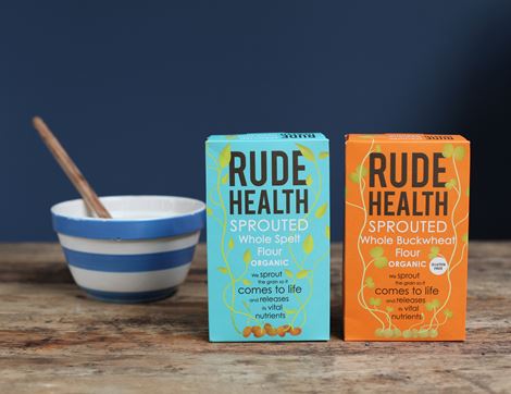 Sprouted Buckwheat Flour, Organic, Rude Health (500g)