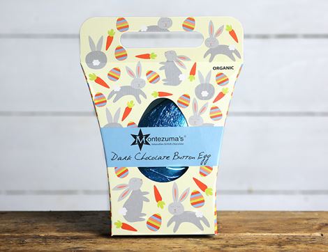 Dark Chocolate Chunky Button Egg, Organic, Montezuma (250g)
