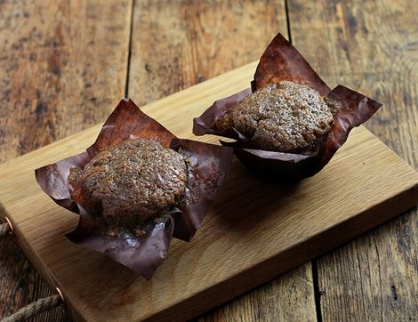 Carrot Muffins, Organic, Famous Hedgehog Bakery (pack of 2)