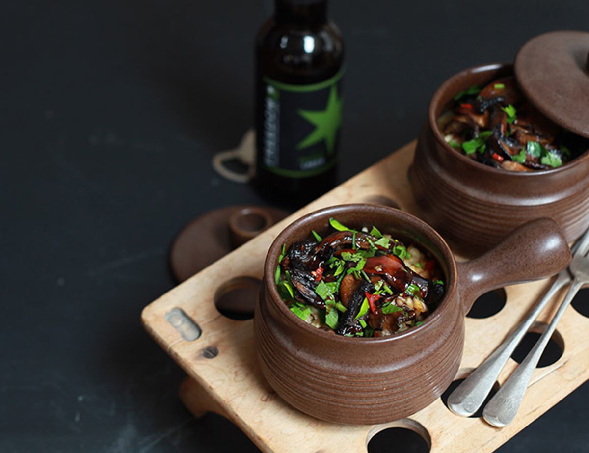 Japanese Mushroom Risotto