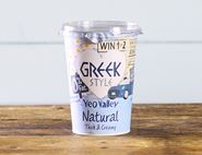 Greek Style Natural Yogurt, 0% Fat, Organic, Yeo Valley (450g)