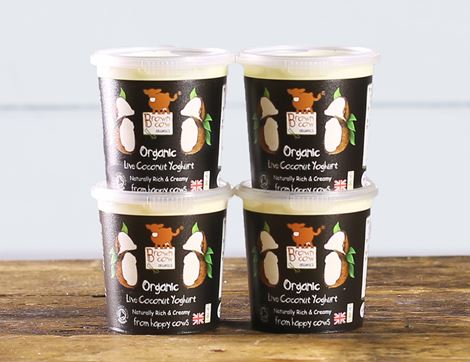 Coconut Yogurt, Organic, Brown Cow Organics (4 x 145g)