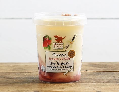 limited edition strawberry vanilla yoghurt brown cow