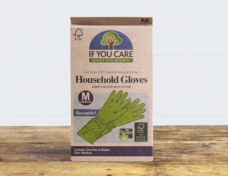 Household Gloves, Medium, If You Care (1 pair)