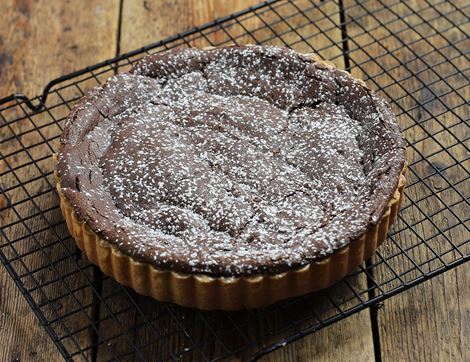Dark Chocolate Tart, Organic, Famous Hedgehog Bakery (600g)