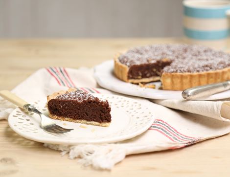 Dark Chocolate Tart, Organic, Famous Hedgehog Bakery (600g)