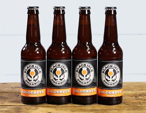 Goldeneye Beer, Organic, Black Isle (4 x 330ml)