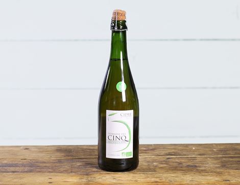 Domaine des Cinq Autels, Normandy Sparkling Cider, Organic (750ml)