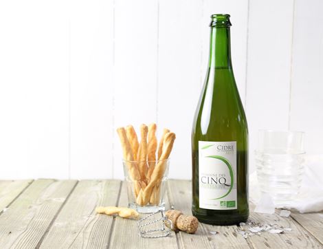 Domaine des Cinq Autels, Normandy Sparkling Cider, Organic (4 x 750ml)