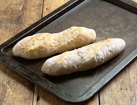 French Country Demi Baguettes, Bake at Home, Organic, Authentic Bread Co (Pack Of 2)