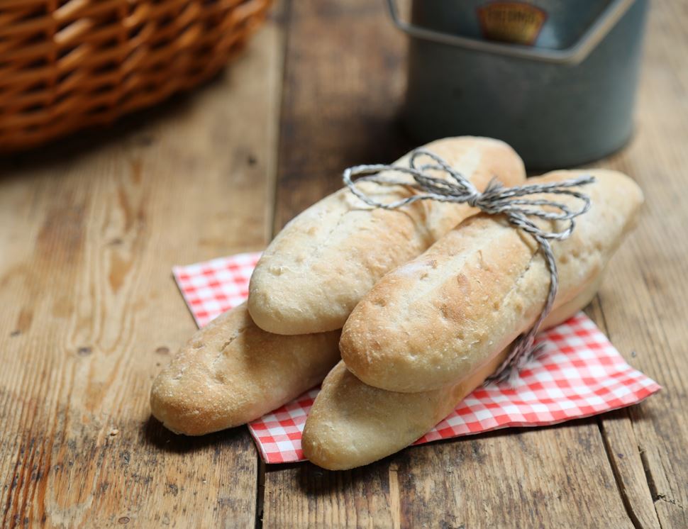 French Country Demi Baguettes, Bake at Home, Organic, Authentic Bread