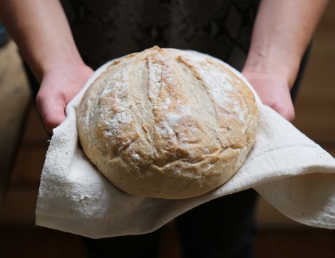 Long Fermentation French Boule, Bake at Home, Organic, Authentic Bread Co (400g)