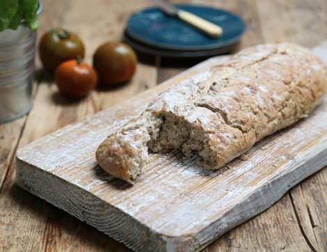 Stoneground Spelt & Seed Bread, Bake at Home, Authentic Bread Co (400g)
