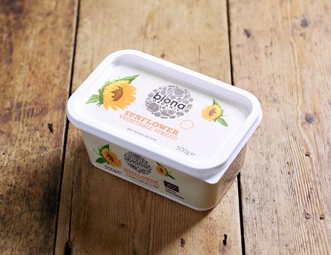 Sunflower Vegetable Spread, Organic, Biona (500g)