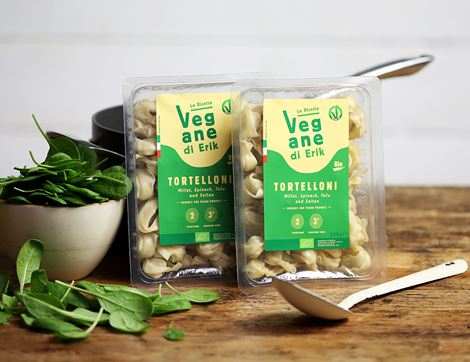 Tortelloni with Millet, Spinach, Tofu & Seitan, Organic, Rossi (250g)