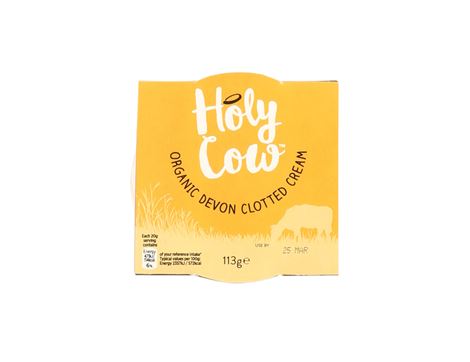 Devonshire Clotted Cream, Organic, Holy Cow (113g)