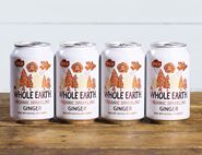 Ginger Drink, Sparkling, Organic, Whole Earth (4 x 330ml)