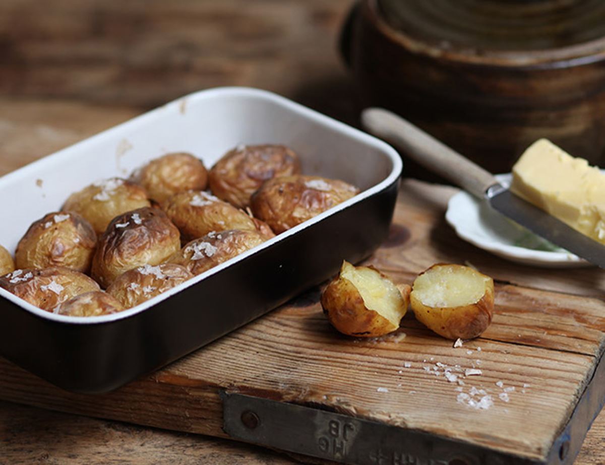 Salt Roasted Spuds