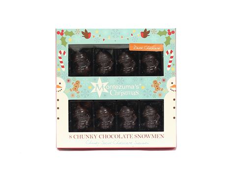 Dark Chocolate Snowmen, Organic, Montezuma (90g)