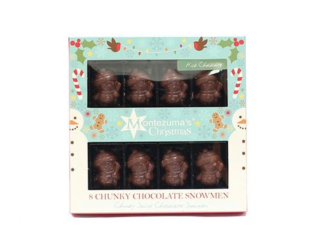 Milk Chocolate Snowmen, Organic, Montezuma (90g)