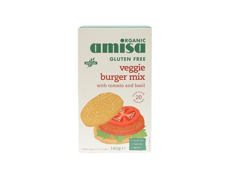 Veggie Burger Mix, Organic, Amisa (140g)