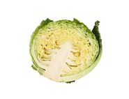 Cabbage, Green, Half