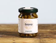 Capers in Extra Virgin Olive Oil, Organic, Biona (120g)