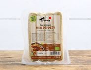 Mild Peppery Tofu Sausages, Organic, Taifun (250g, pack of 4)