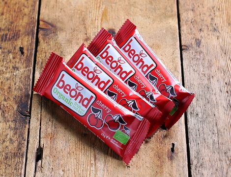 Sour Cherry bar, Organic, Beond (pack of 4)