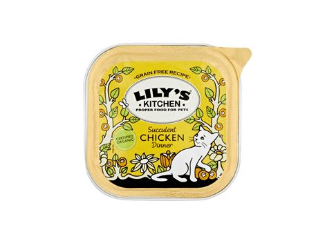 Succulent Chicken Dinner for Cats, Organic, Lily's Kitchen (100g)
