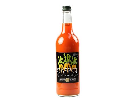 Carrot Juice, Organic, James White Drinks (75cl)