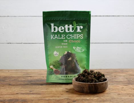chocolate & almond kale chips bett'r organic