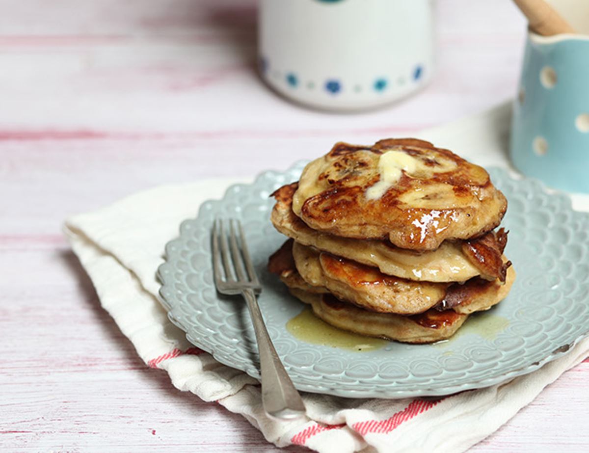 Banana & Peanut Butter Pancakes