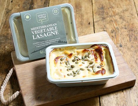 Vegetable Lasagne, Organic, Pegoty Hedge (400g)