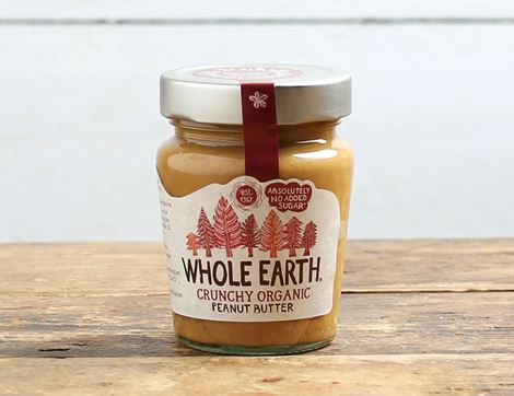 Crunchy Peanut Butter, Organic, Whole Earth (227g)
