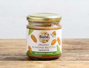 Smooth Almond Butter, Organic, Biona (170g)