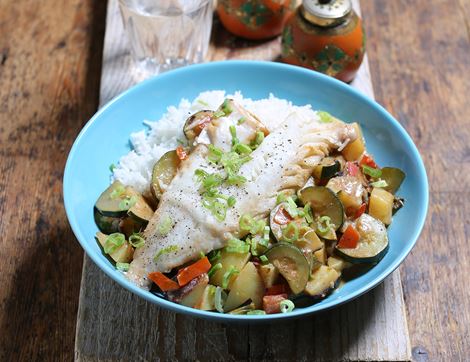 Speedy Thai Massaman Fish Curry