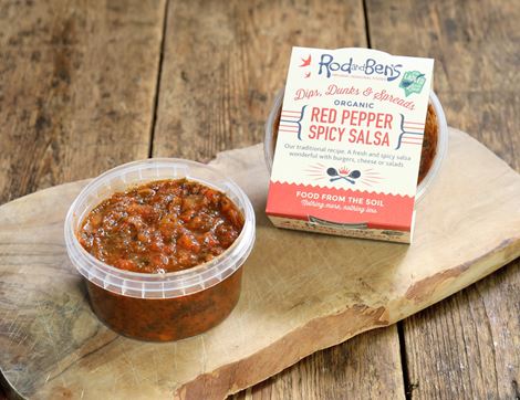 Spicy Red Pepper Salsa, Organic, Rod & Ben's (200g)