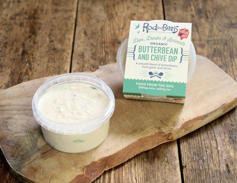 Butterbean & Chive Dip, Organic, Rod & Ben's (200g)