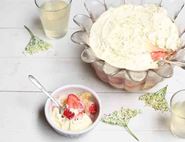 Strawberry, Lemon & Elderflower Trifle