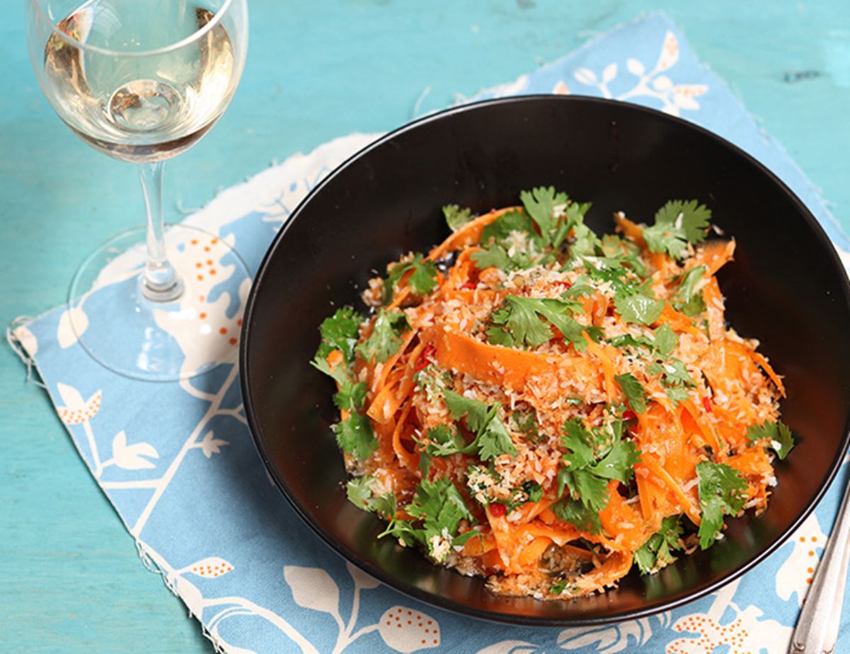 Toasted Coconut & Carrot Salad