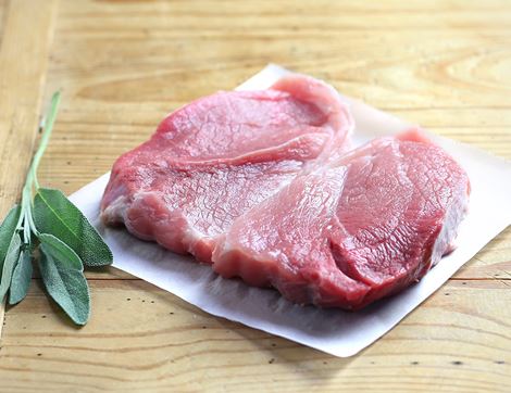 Pork Shoulder Steaks, Organic, Abel & Cole (350g)