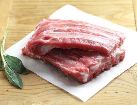 Pork Rib Rack, Organic, Abel & Cole (500g)